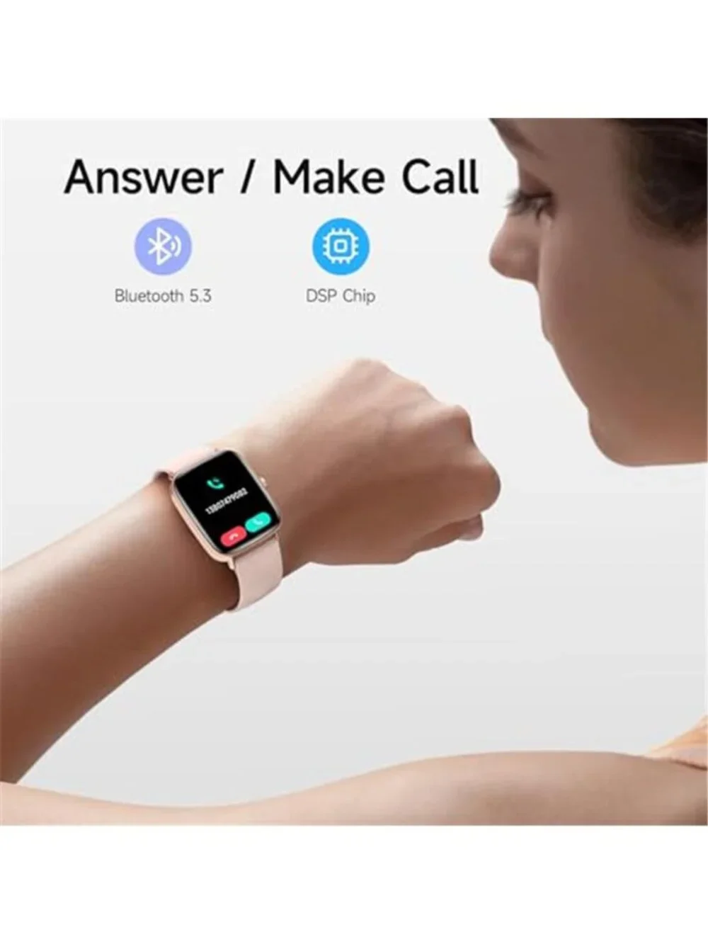 Smart Watch for Women, Answer/Make Calls, 1.85